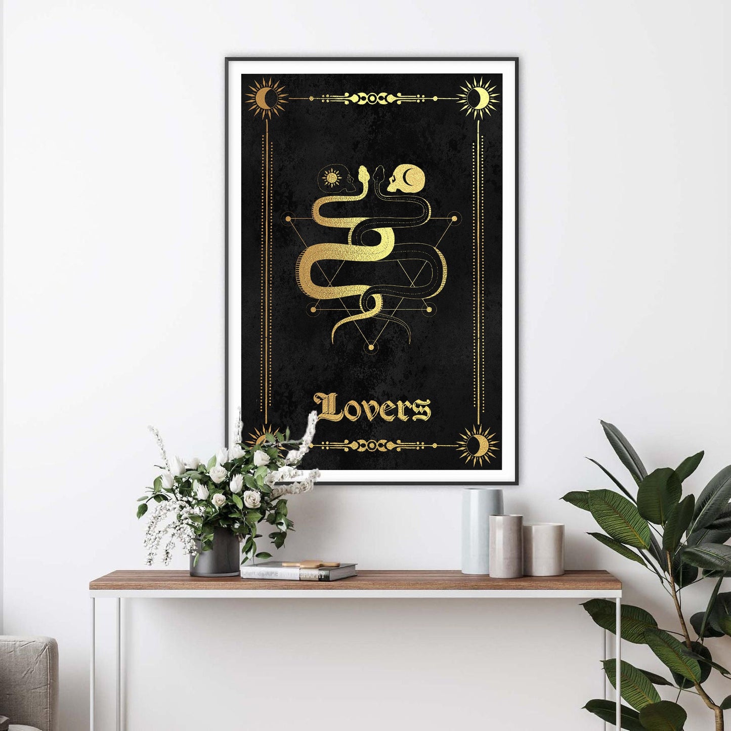 Lovers Tarot Art Print