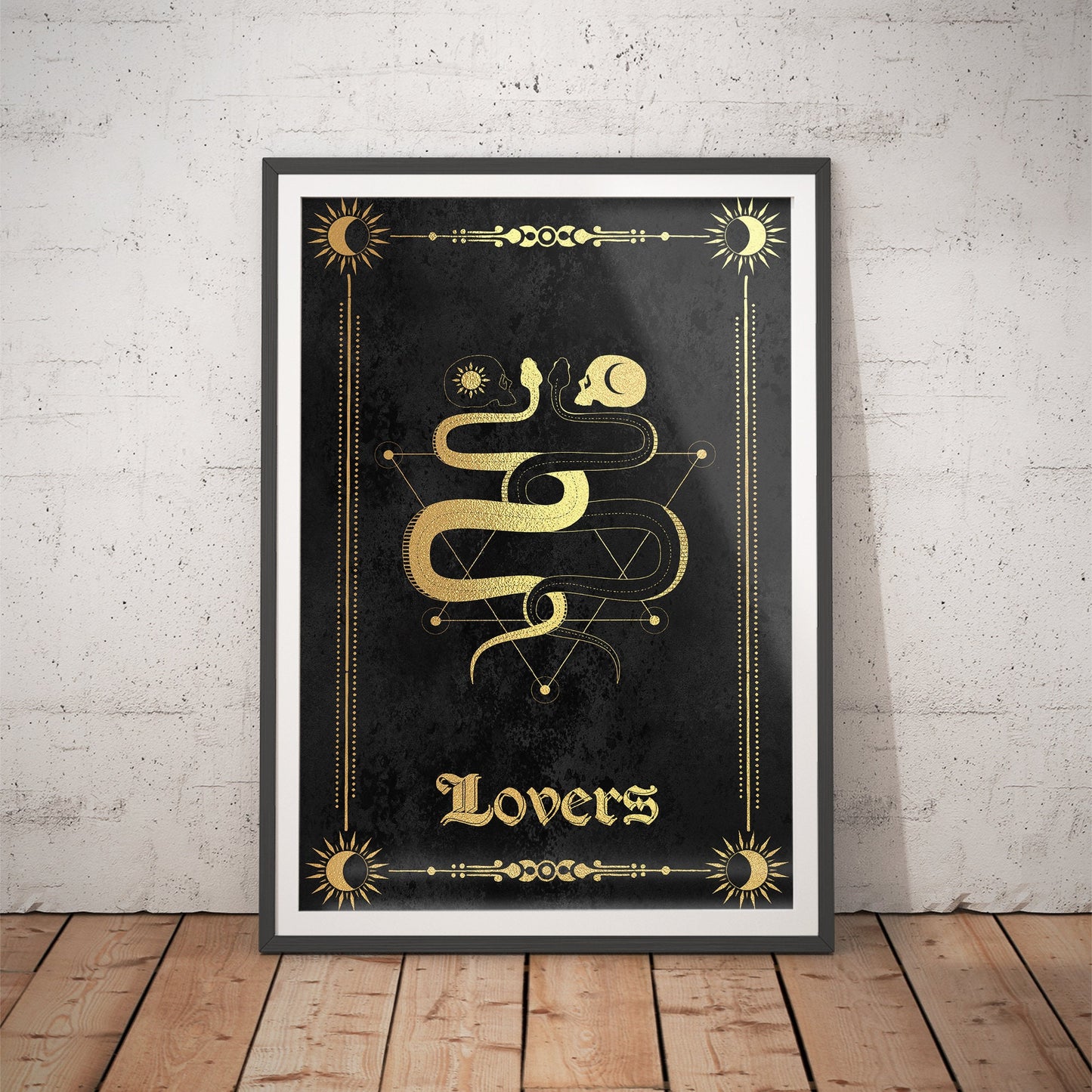 Lovers Tarot Art Print