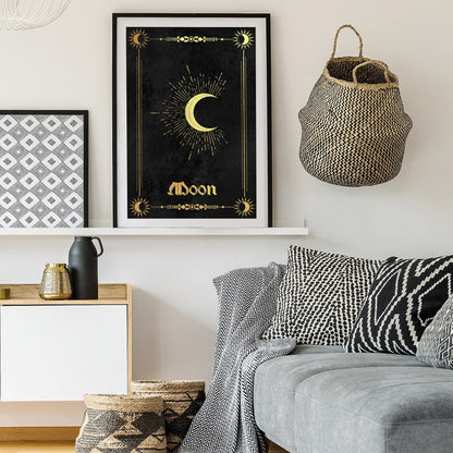 Moon Tarot Card Art Print