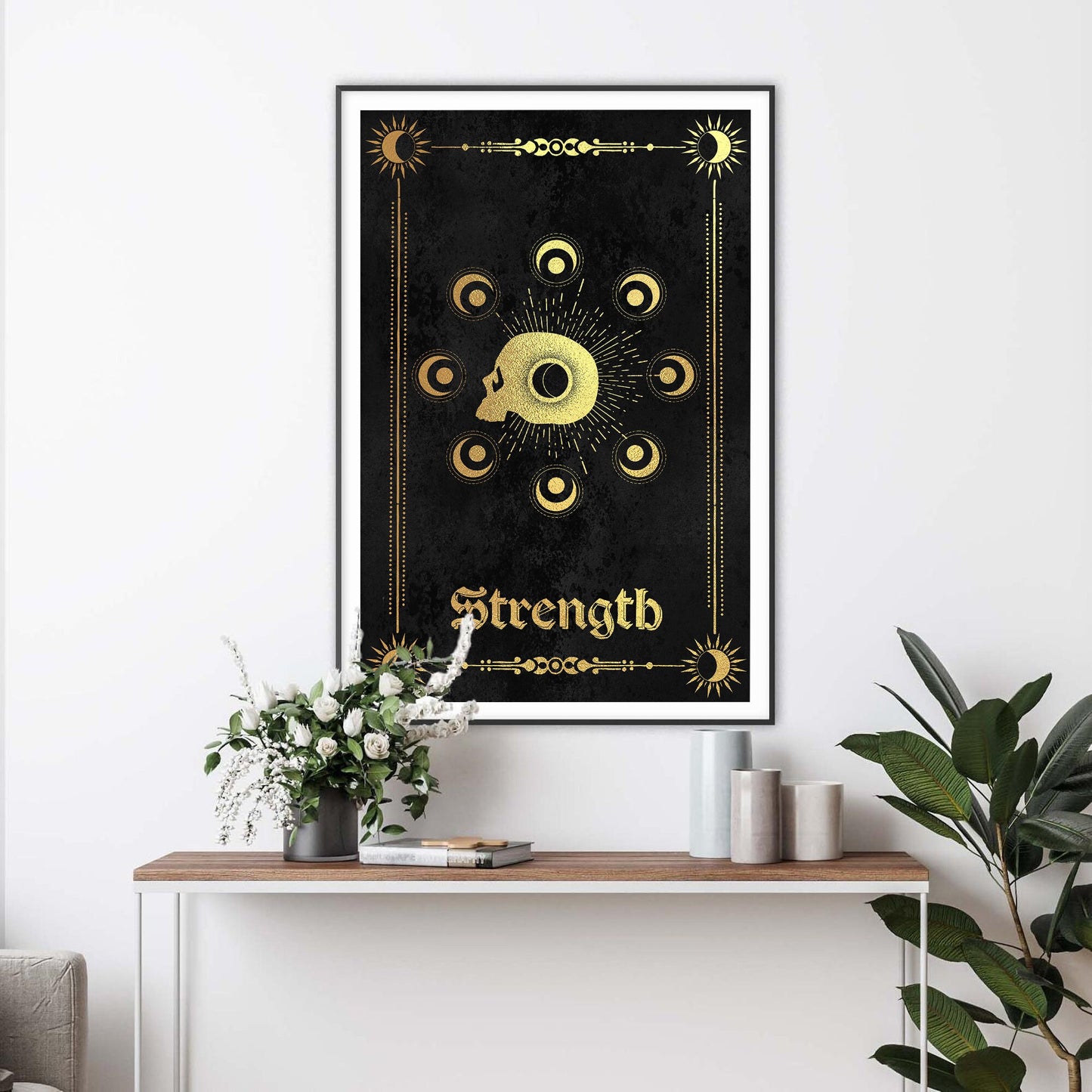 Strength Tarot Art Print