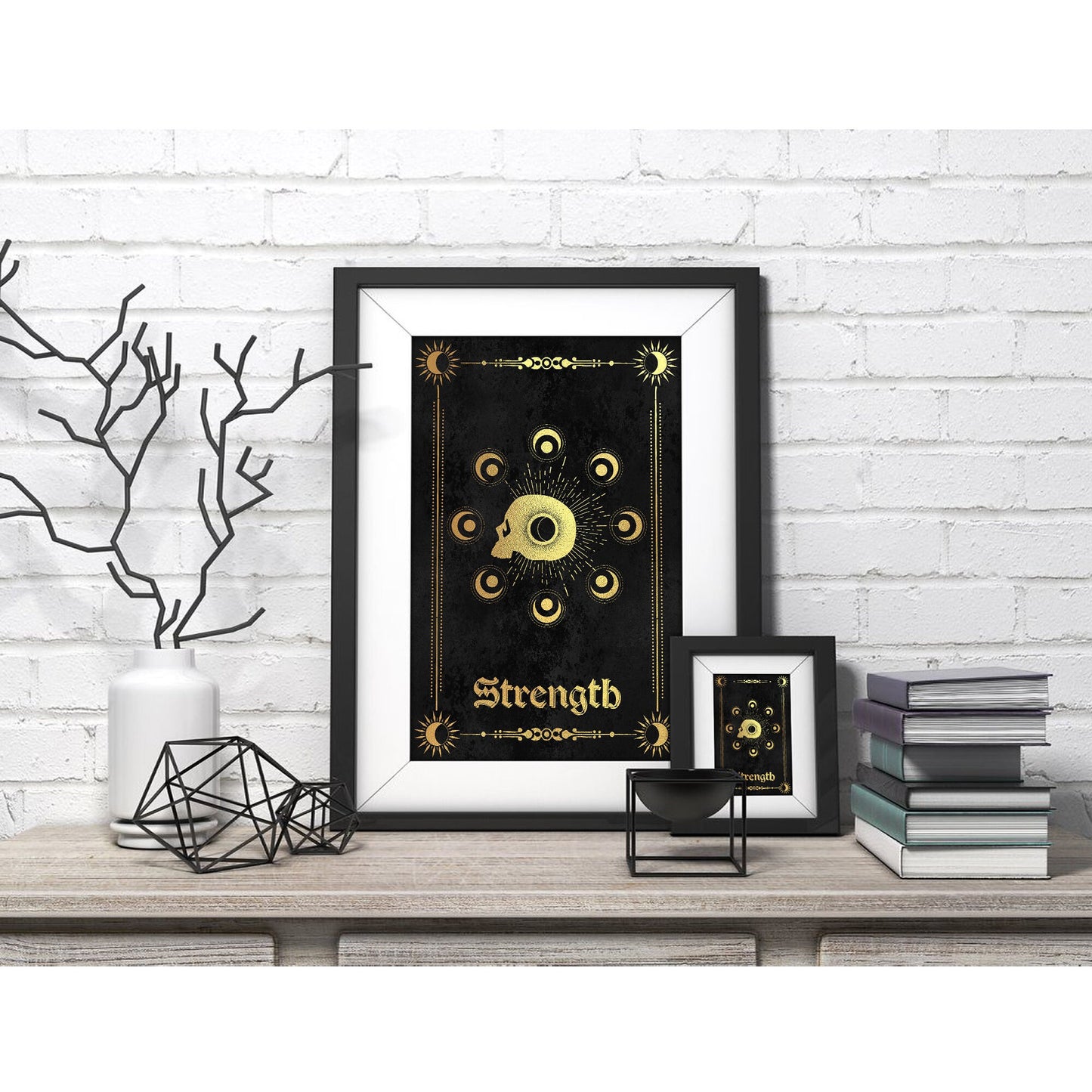 Strength Tarot Art Print