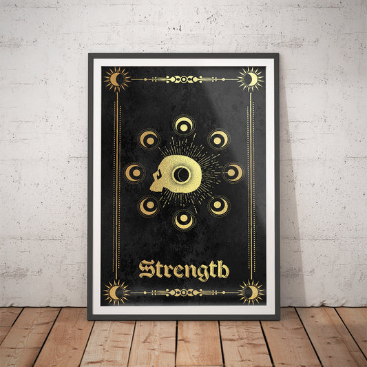 Strength Tarot Art Print