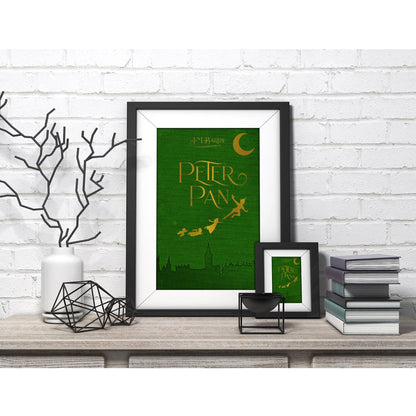 Classic Peter Pan Book Cover Art Print