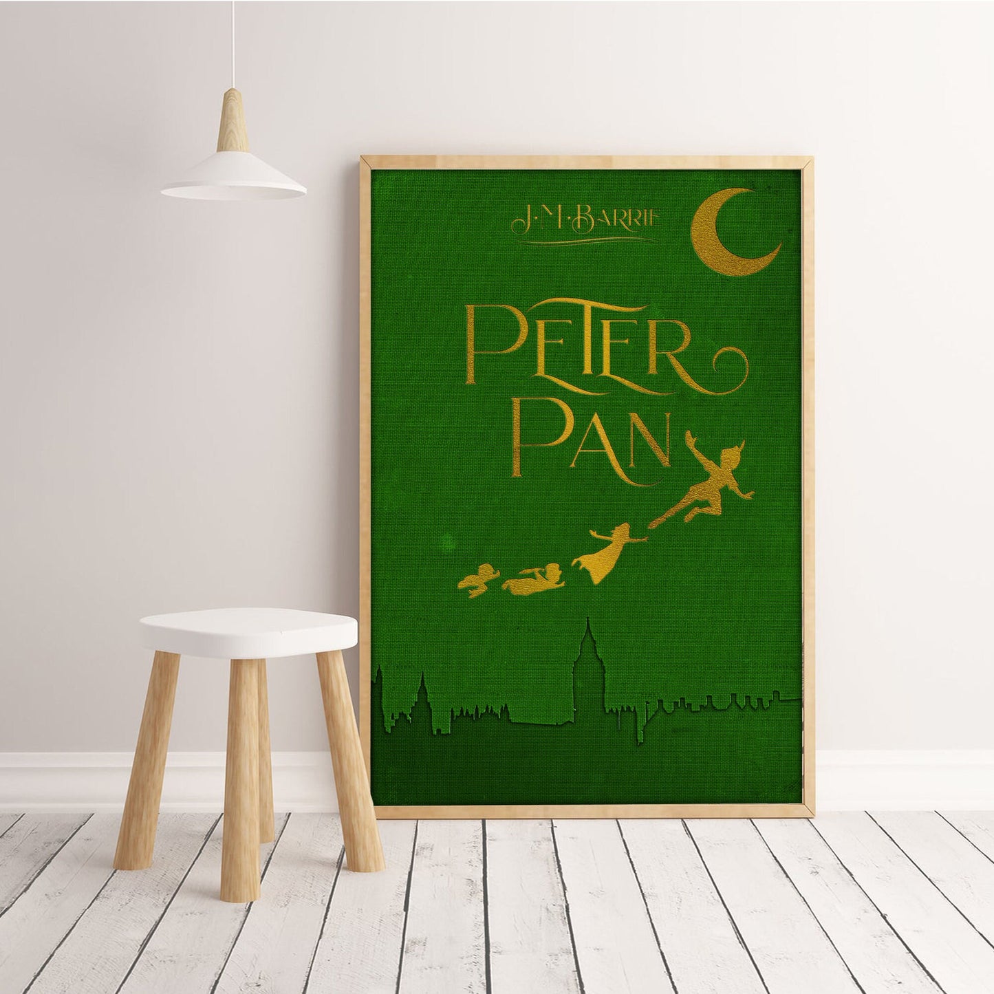 Classic Peter Pan Book Cover Art Print