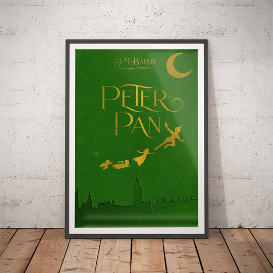 Classic Peter Pan Book Cover Art Print