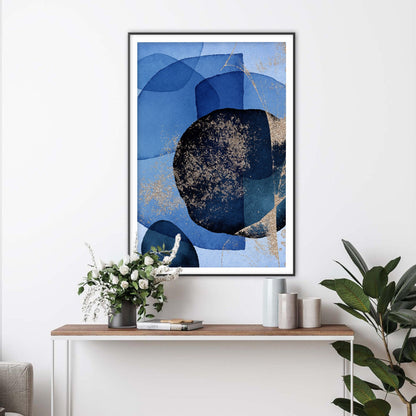 Oceanic Embrace Abstract Art Print