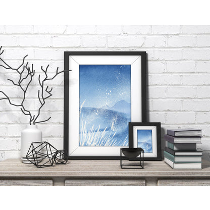 Winter Mountain Tranquility Art Print