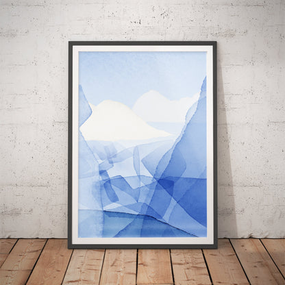 Blue Mountain Tranquility Art Print