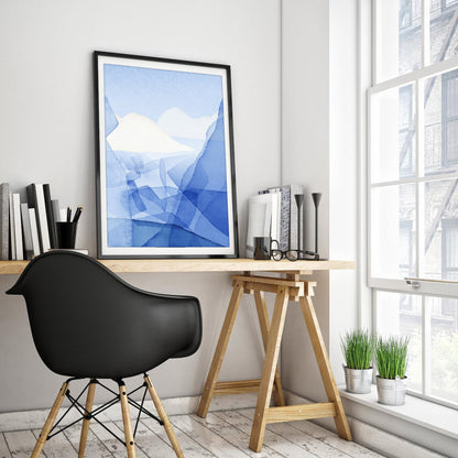 Blue Mountain Tranquility Art Print