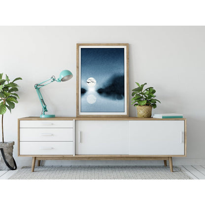 Moonlit Cloudscape Art Print