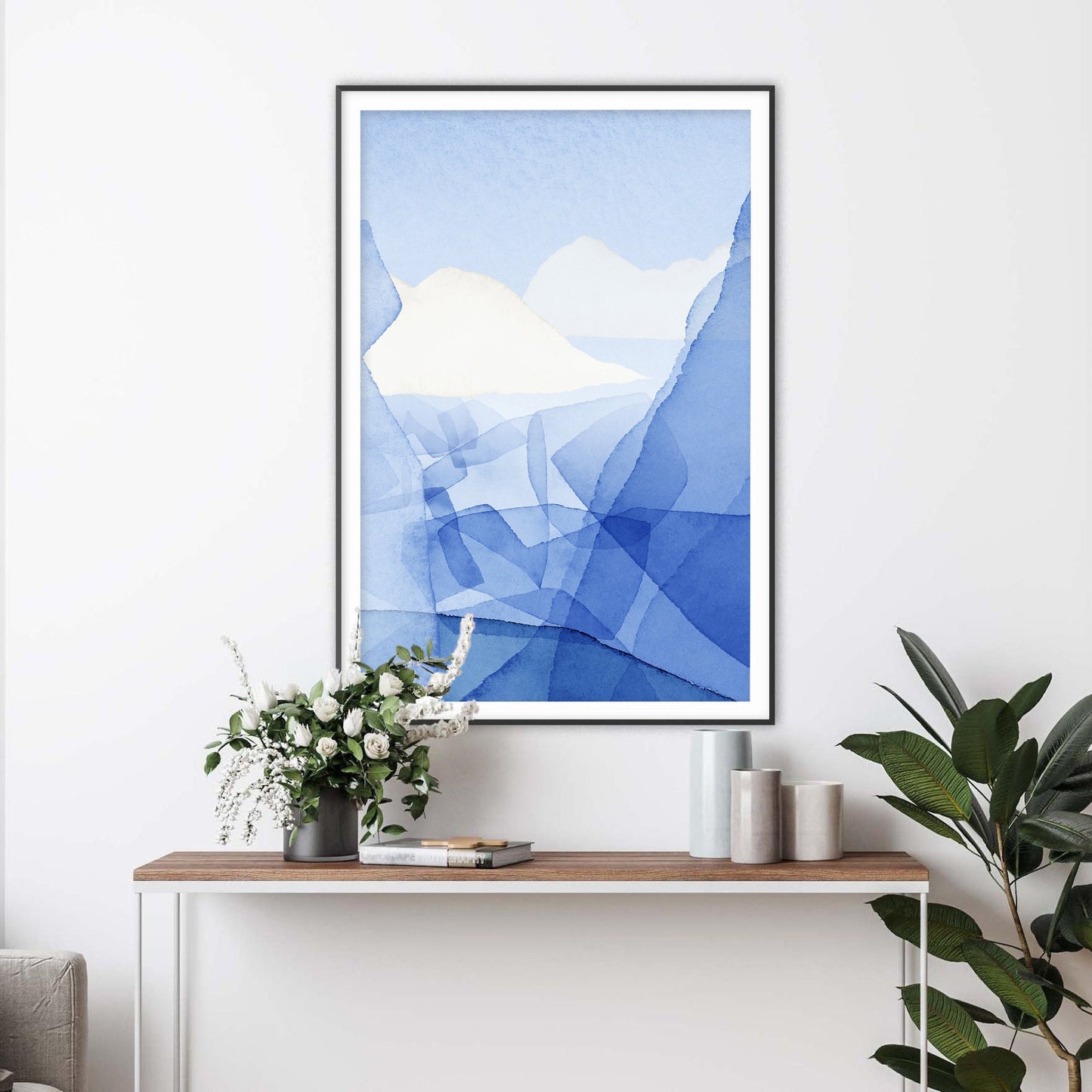 Blue Mountain Tranquility Art Print