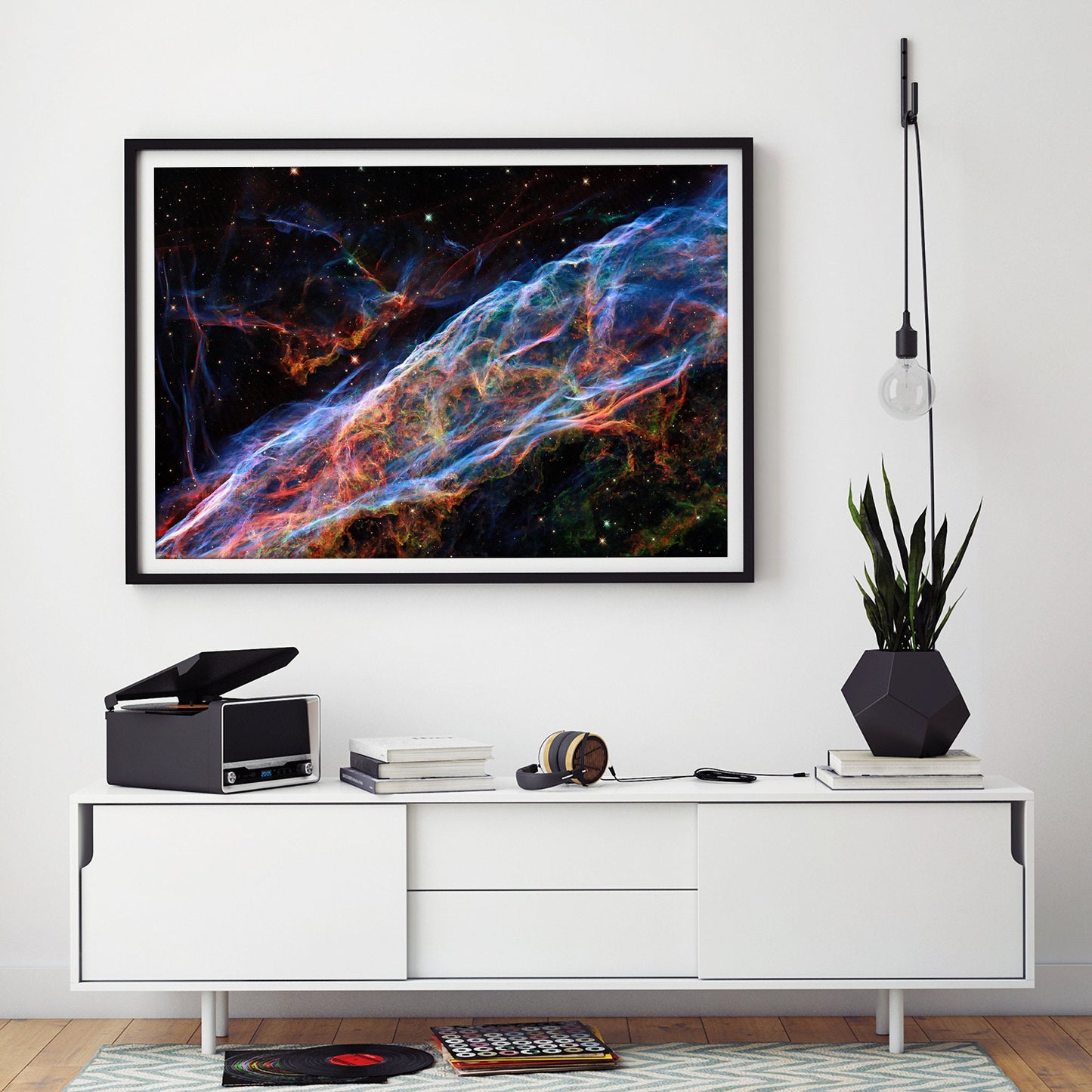 Veil Galaxy Space Art Print