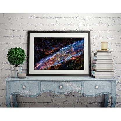 Veil Galaxy Space Art Print