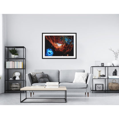 The Giant Stellar Red Nebula Art Print