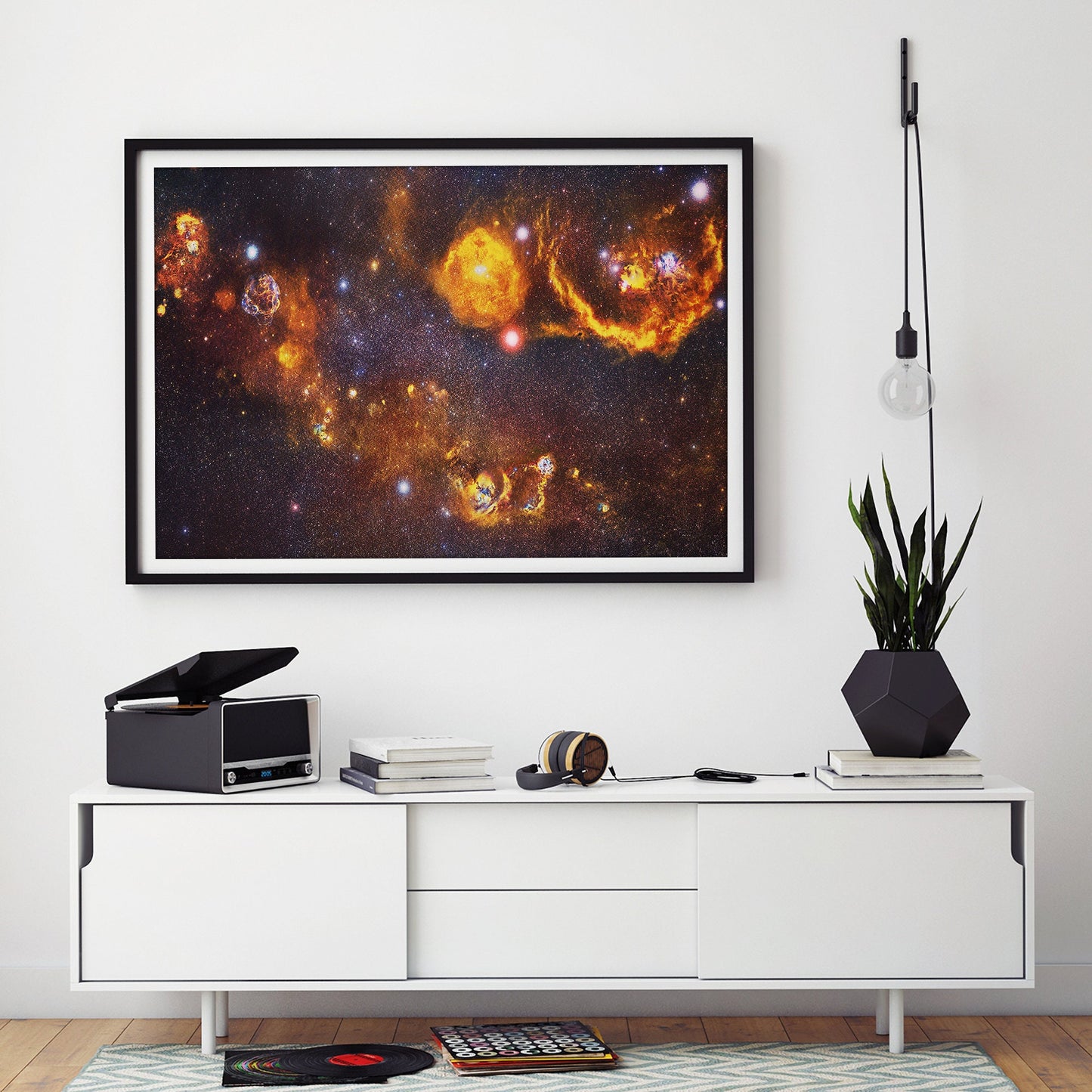 Auriga to Orion Space Art Print