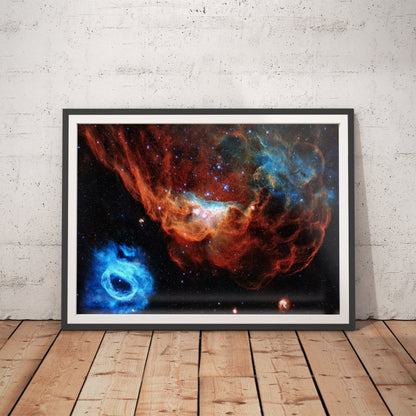 The Giant Stellar Red Nebula Art Print