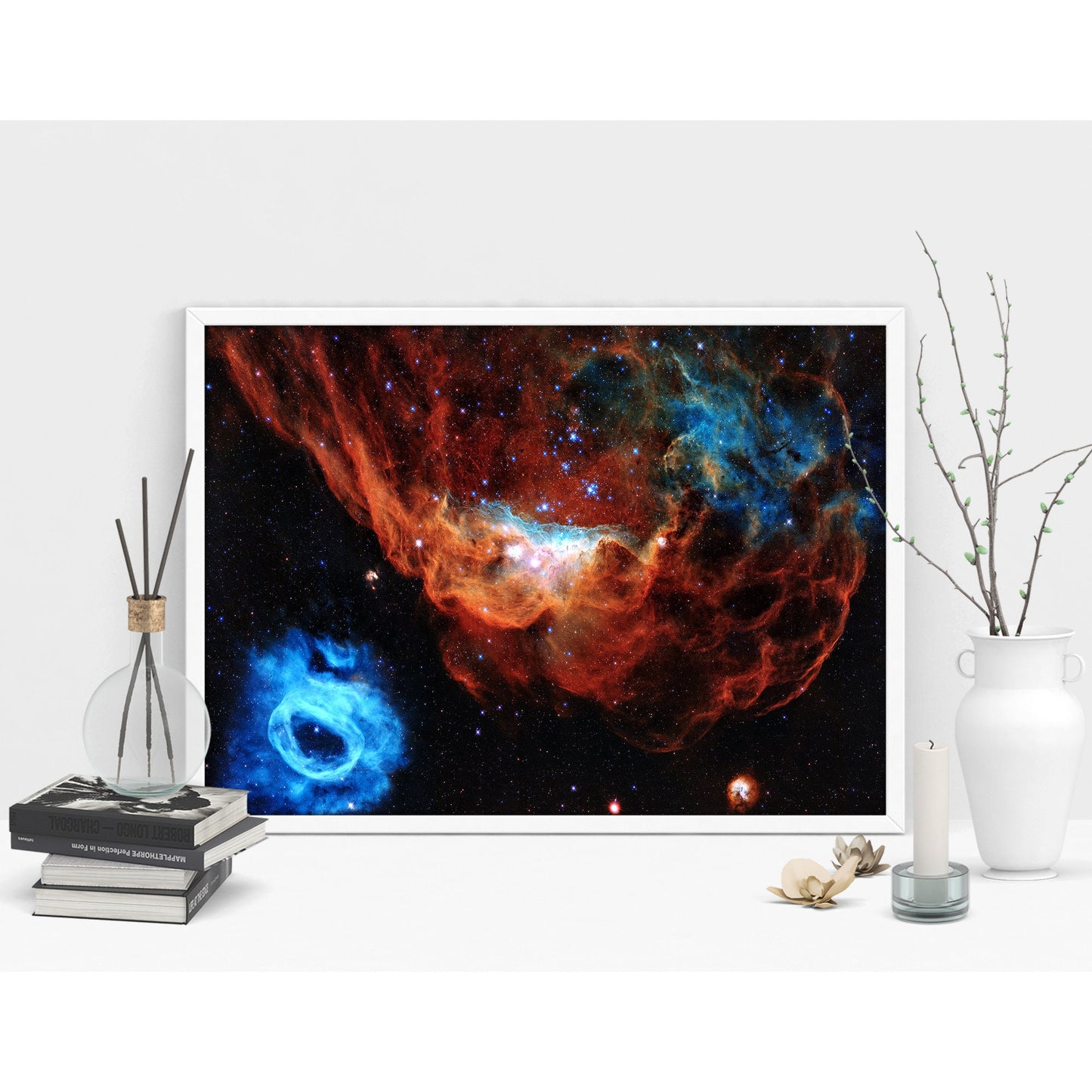 The Giant Stellar Red Nebula Art Print