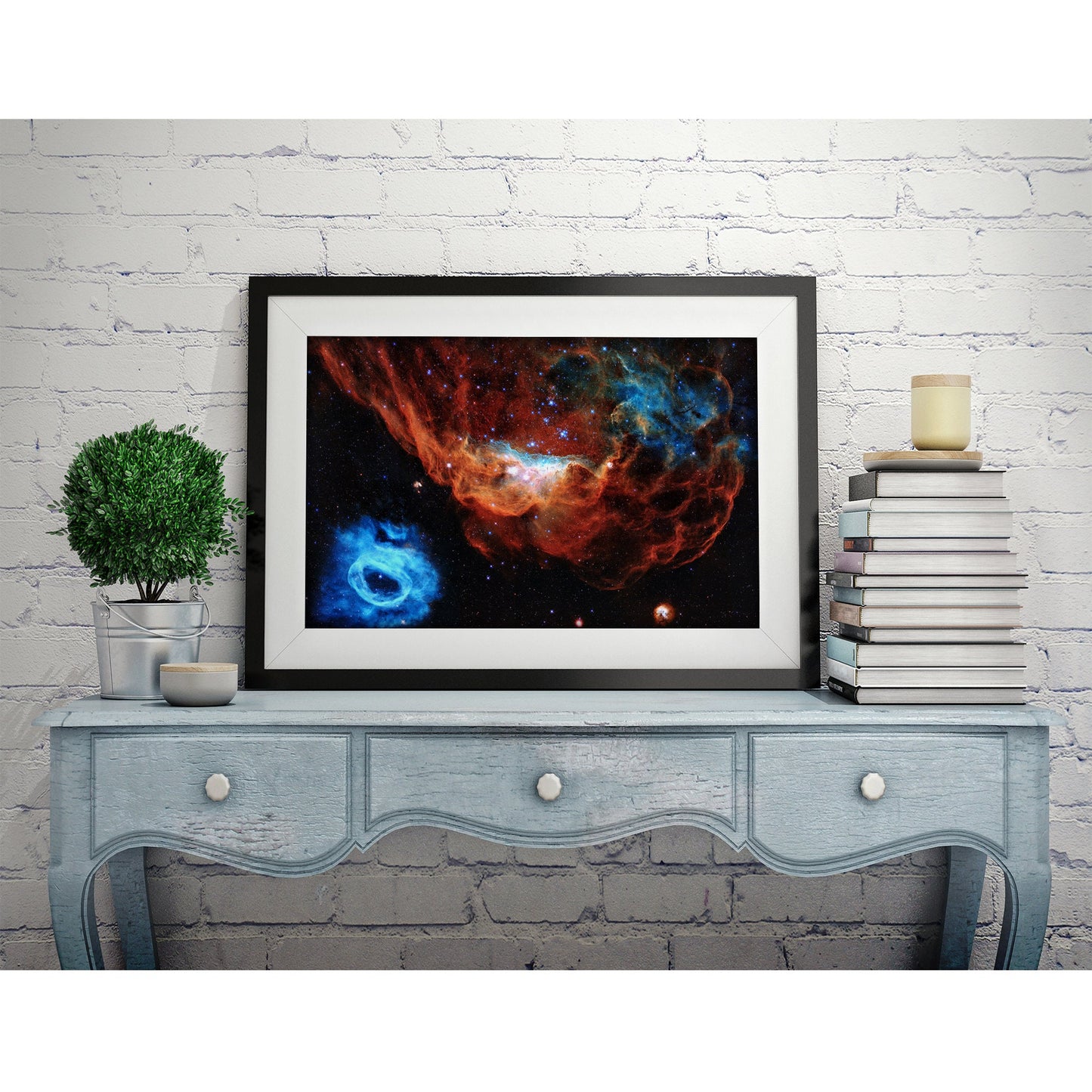 The Giant Stellar Red Nebula Art Print