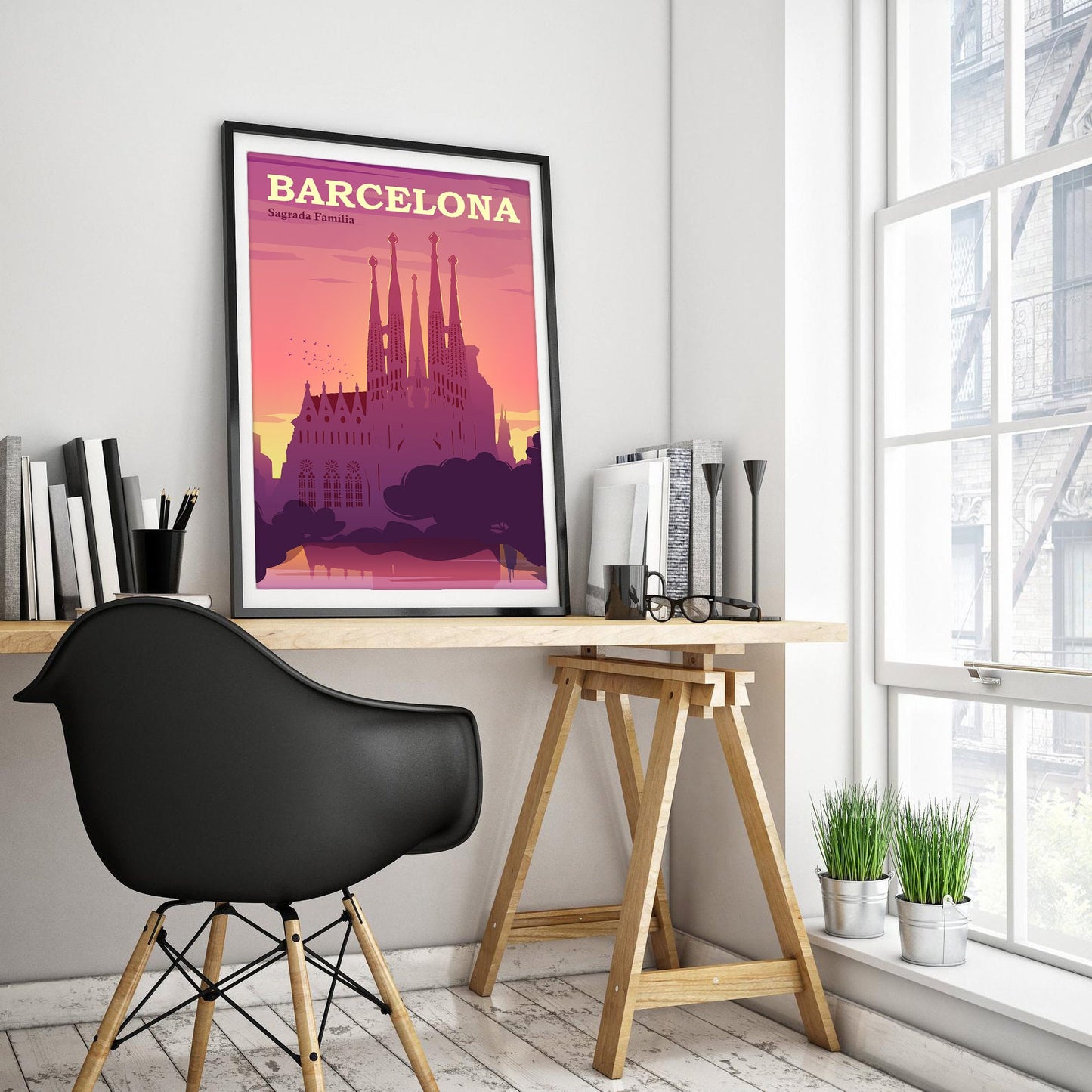 Gaudi's Masterpiece - Barcelona Art Print