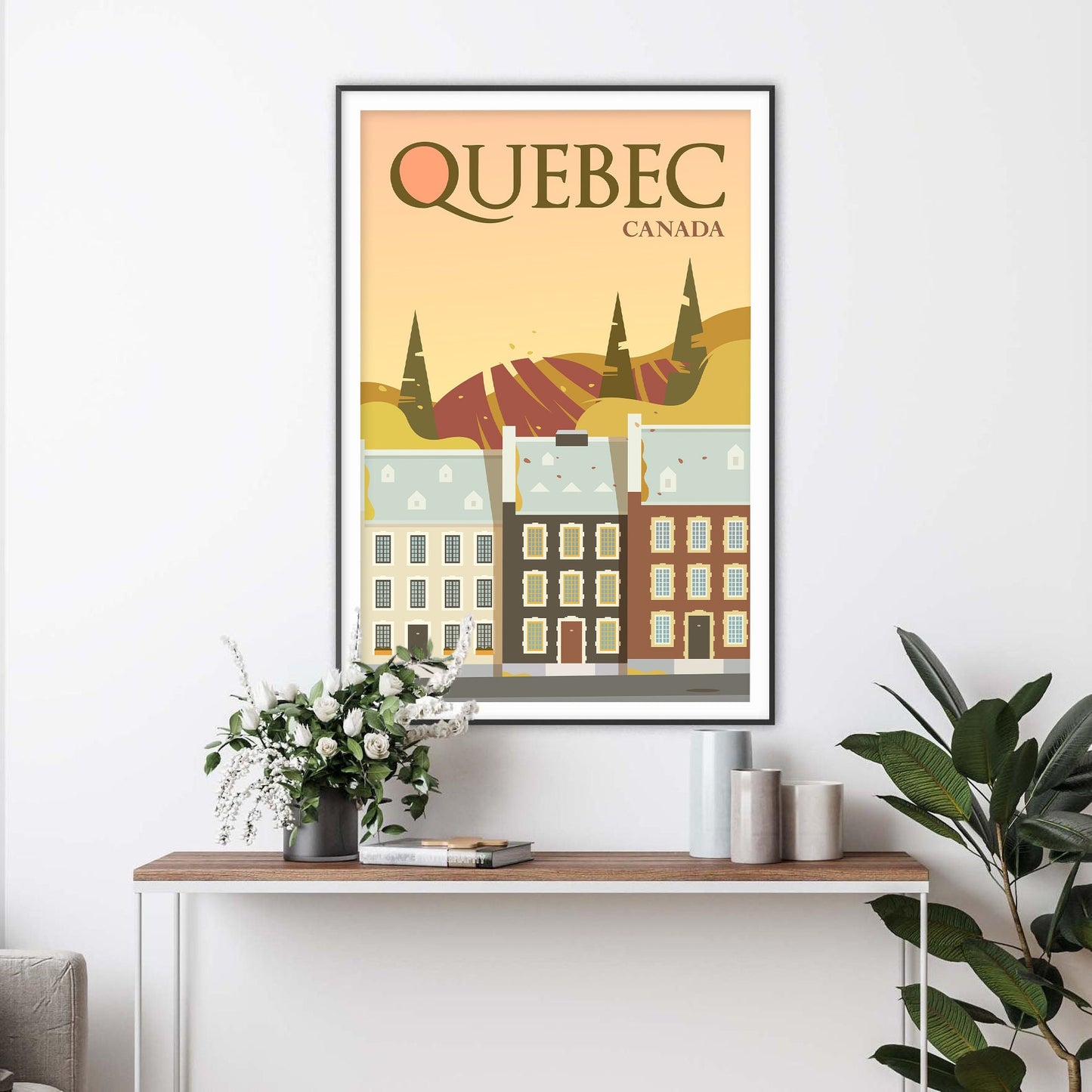 Quebec Classic Charm Art Print