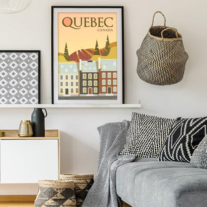 Quebec Classic Charm Art Print