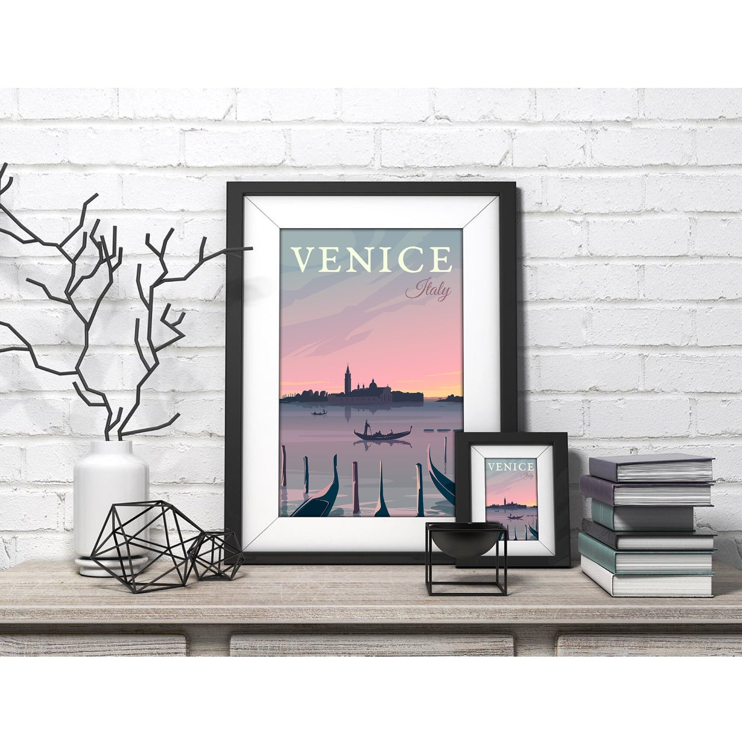 Venice Serene Sunset Art Print