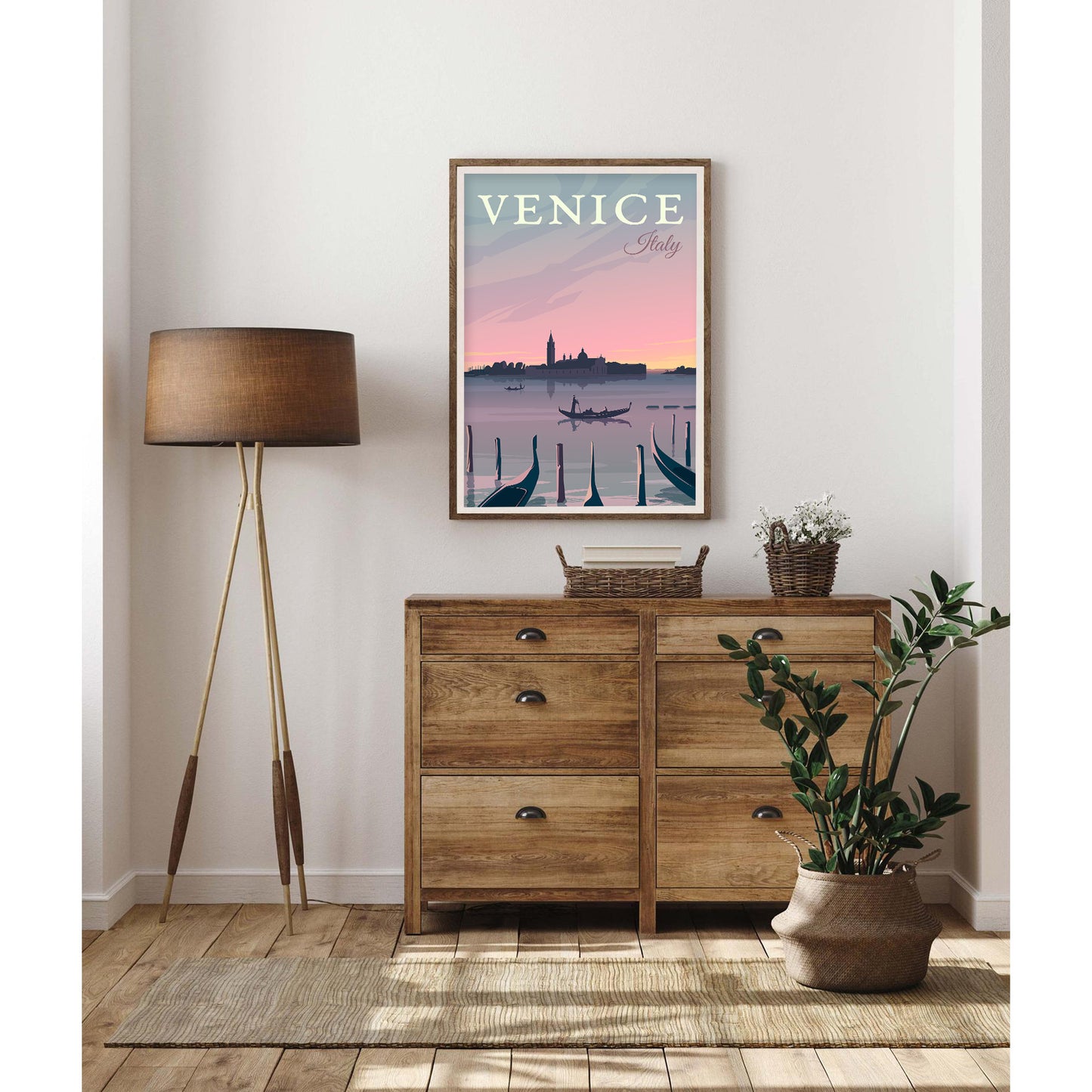 Venice Serene Sunset Art Print