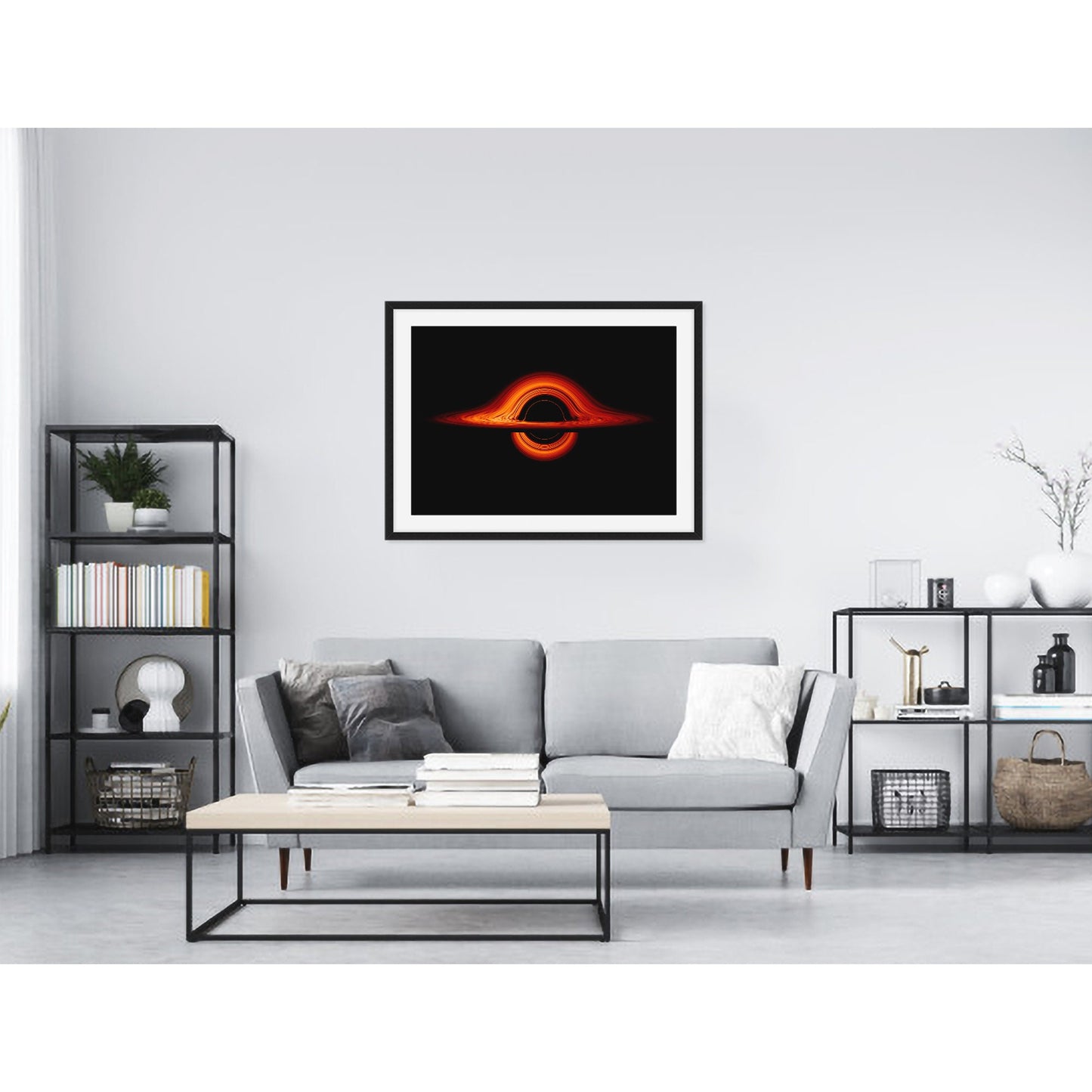 Black Hole Art Print