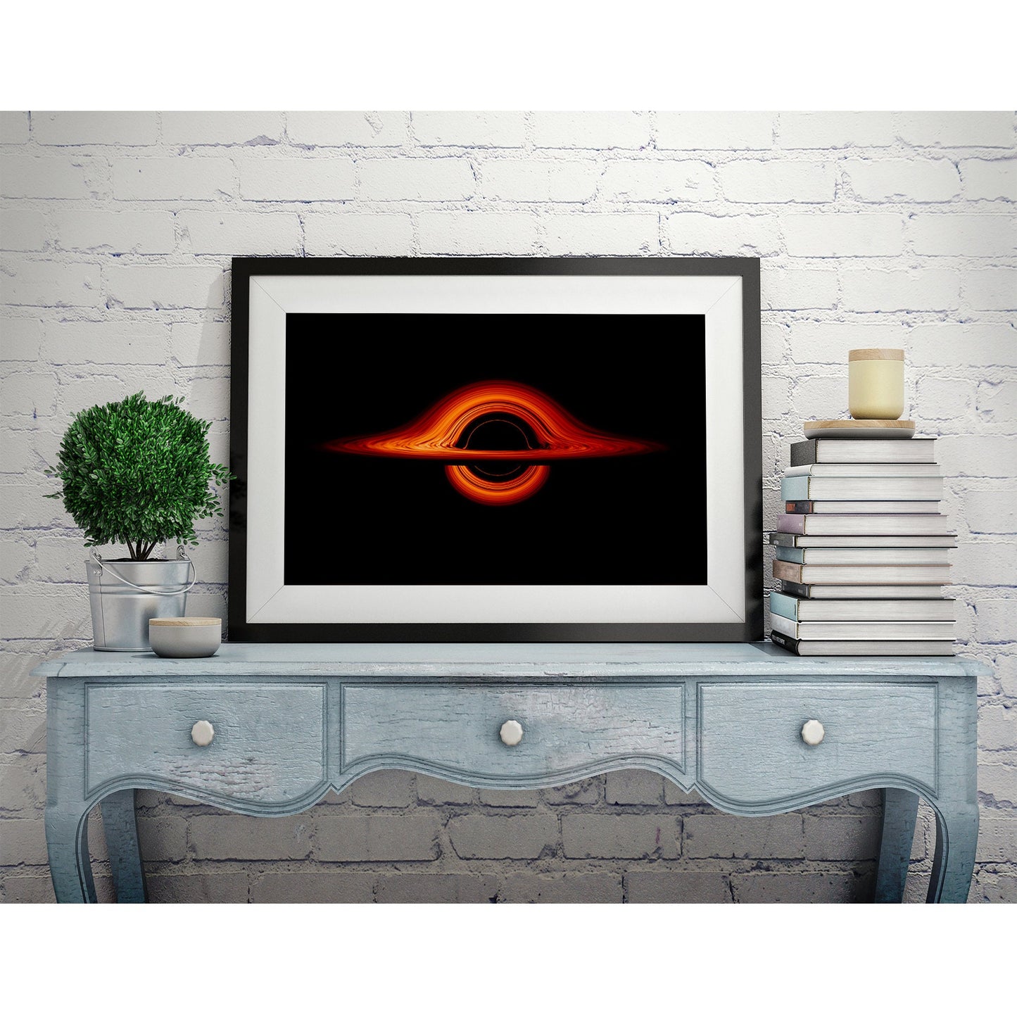 Black Hole Art Print