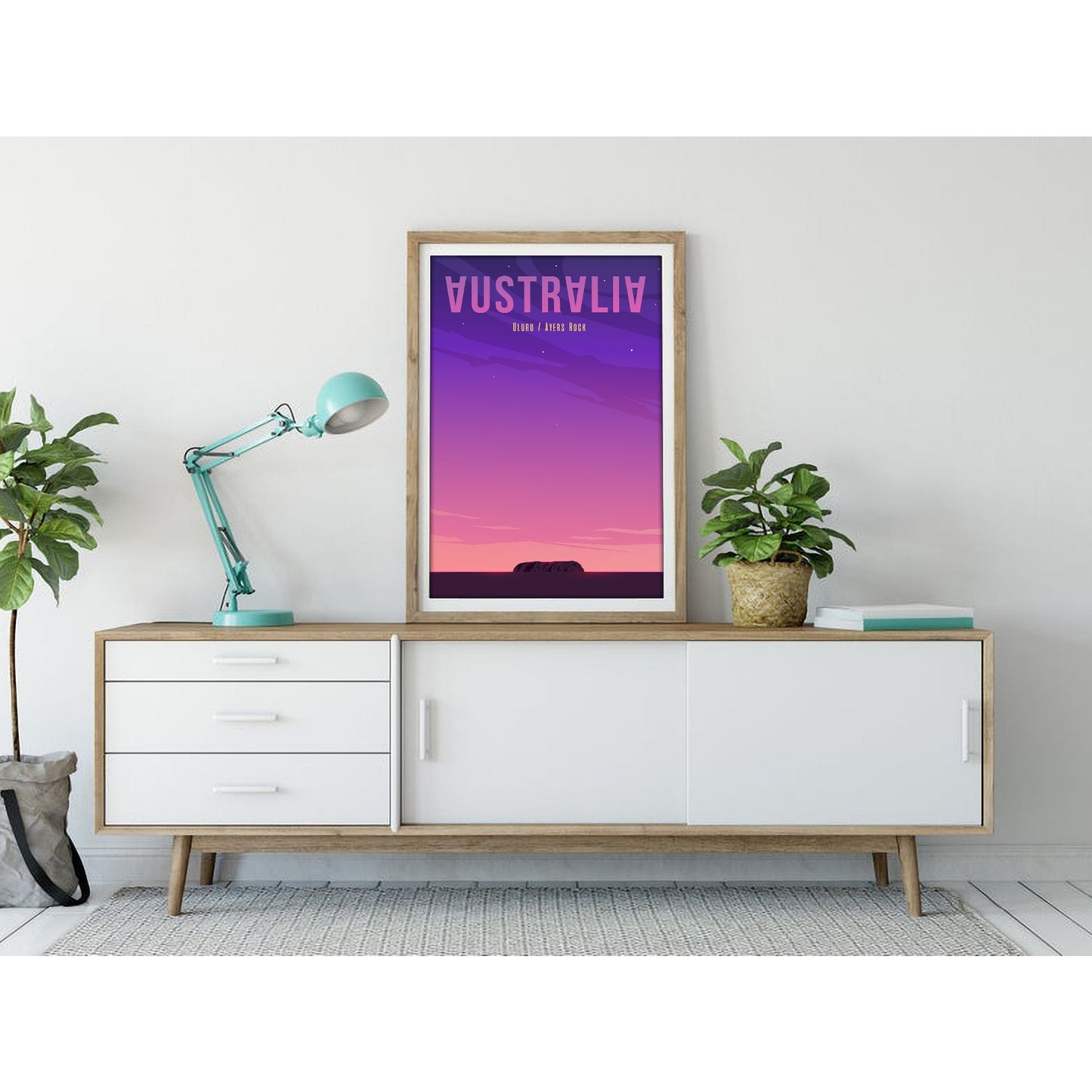 Uluru Sunset - Australia Art Print