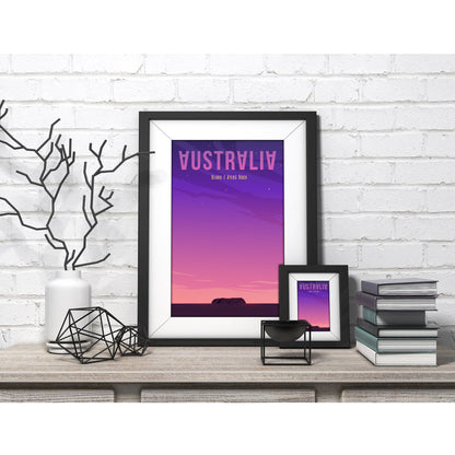 Uluru Sunset - Australia Art Print