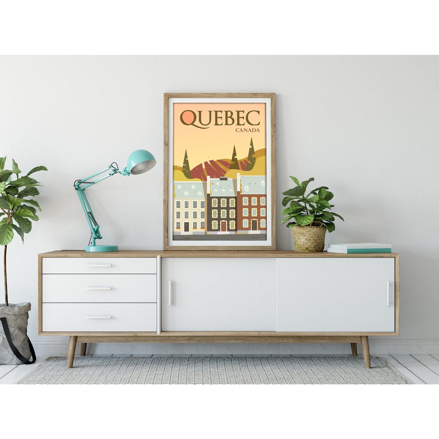 Quebec Classic Charm Art Print