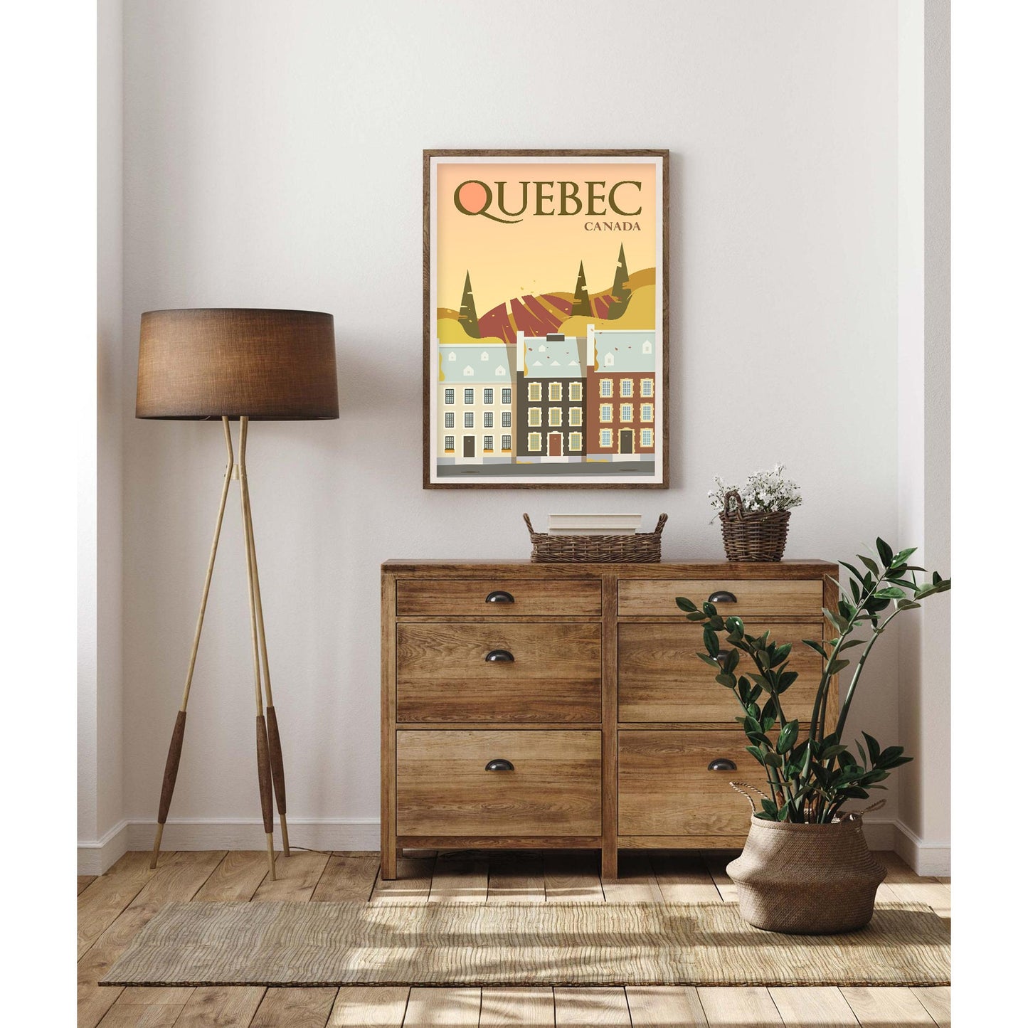 Quebec Classic Charm Art Print