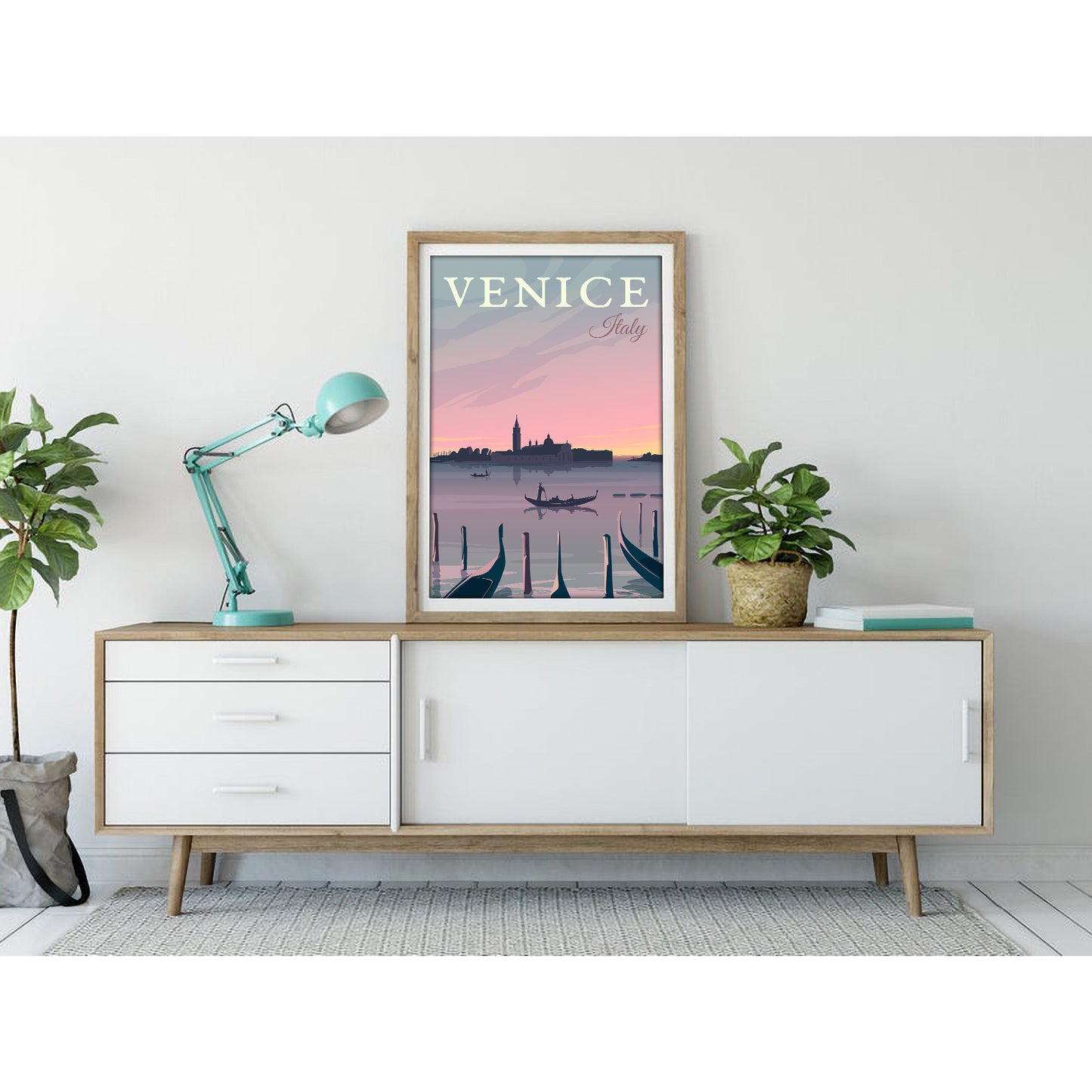 Venice Serene Sunset Art Print