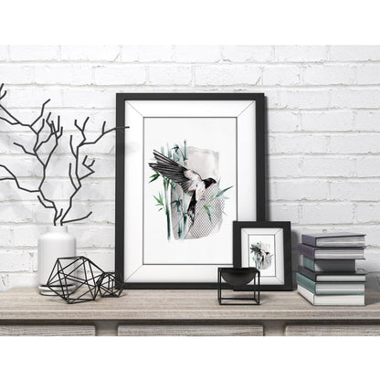 Zen Garden Solitude Japanese Art Print