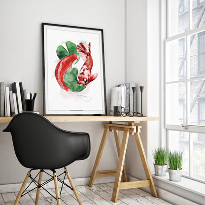 Koi Harmony Art Print