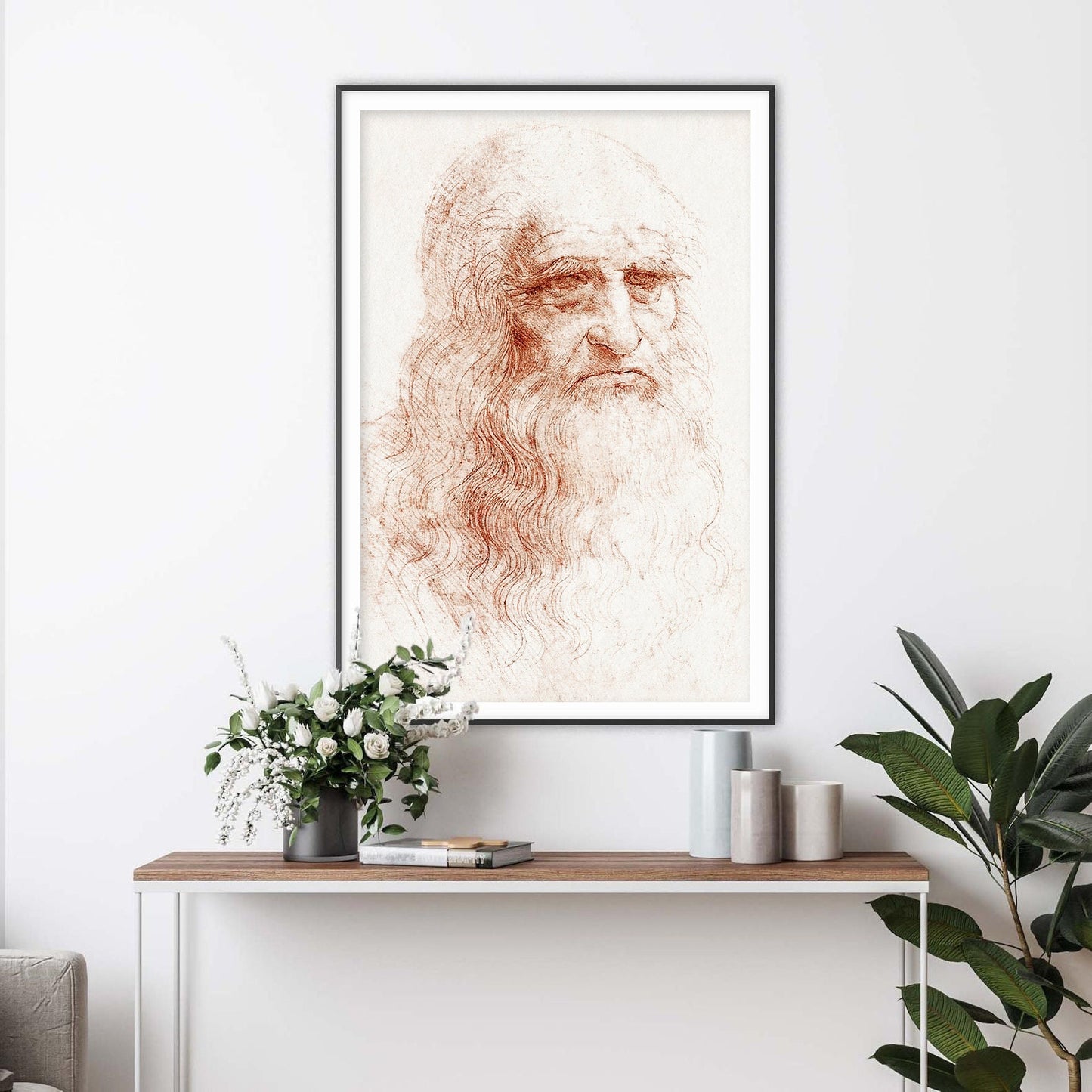 Leonardo da Vinci Self-portrait Art Print