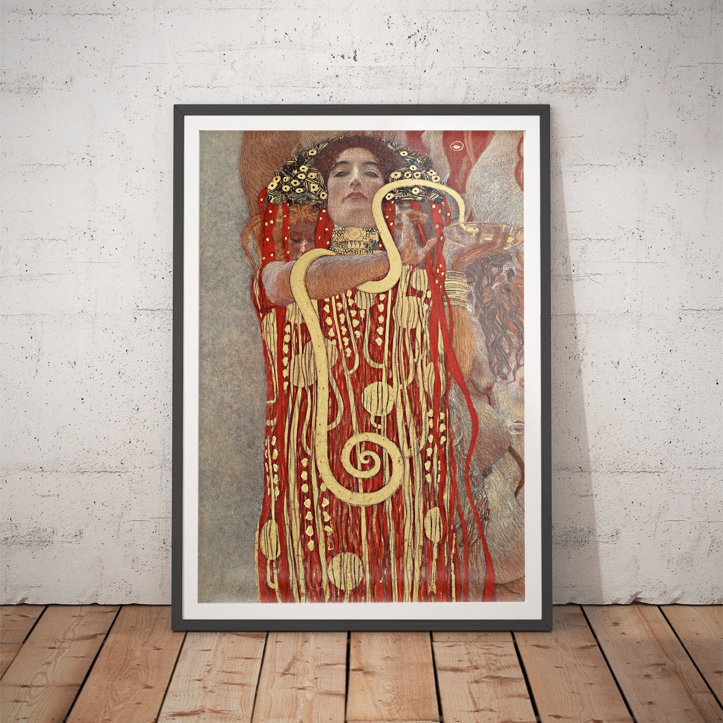 Hygieia by Gustav Klimt Art Print