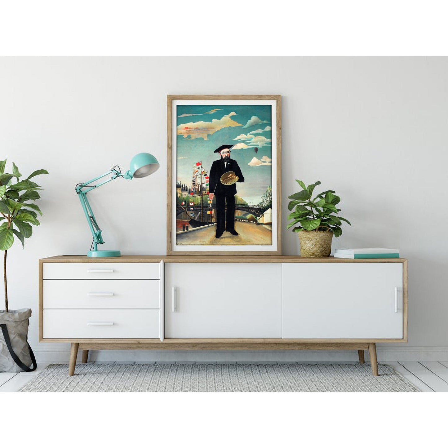 Henri Rousseau Self Portrait Art Print