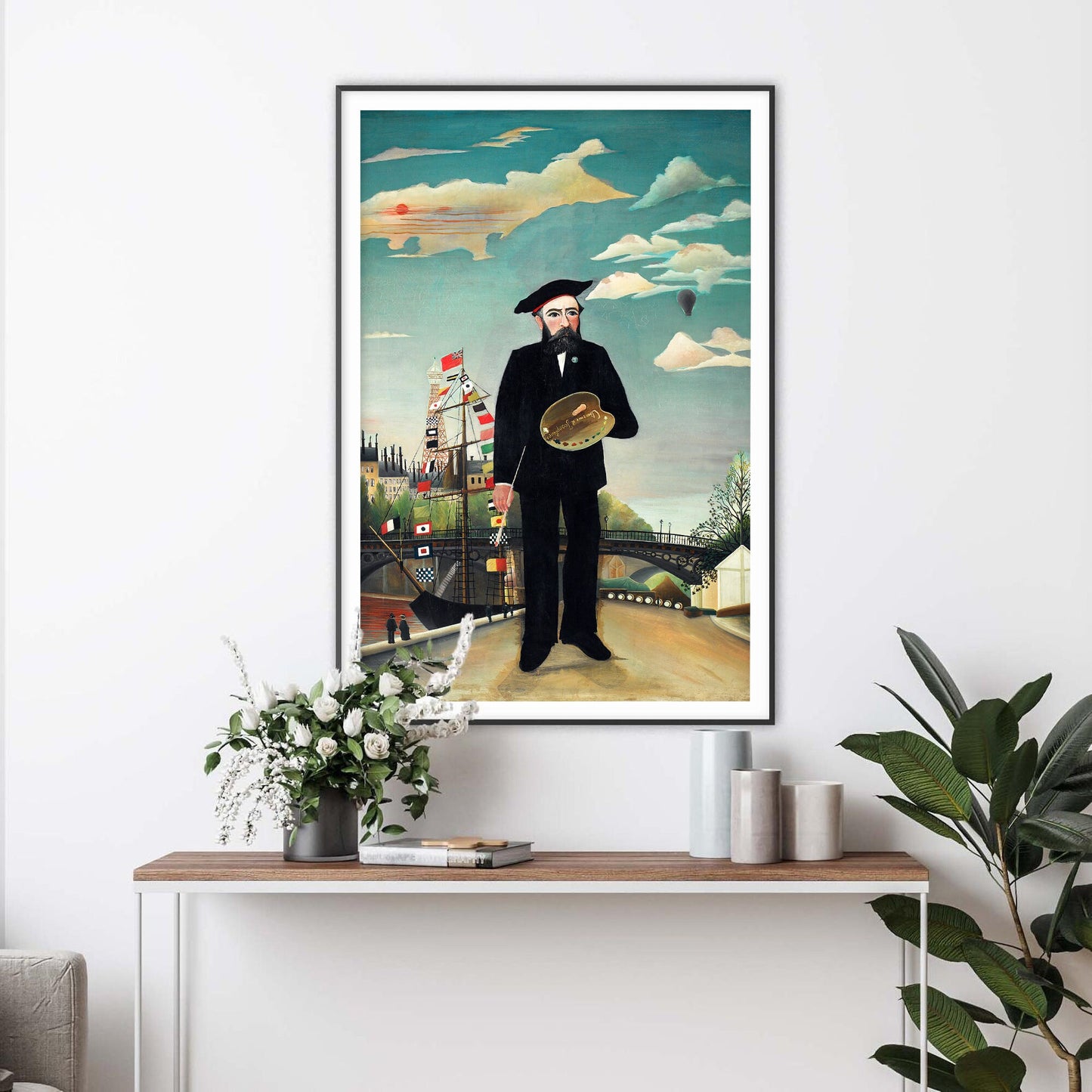 Henri Rousseau Self Portrait Art Print