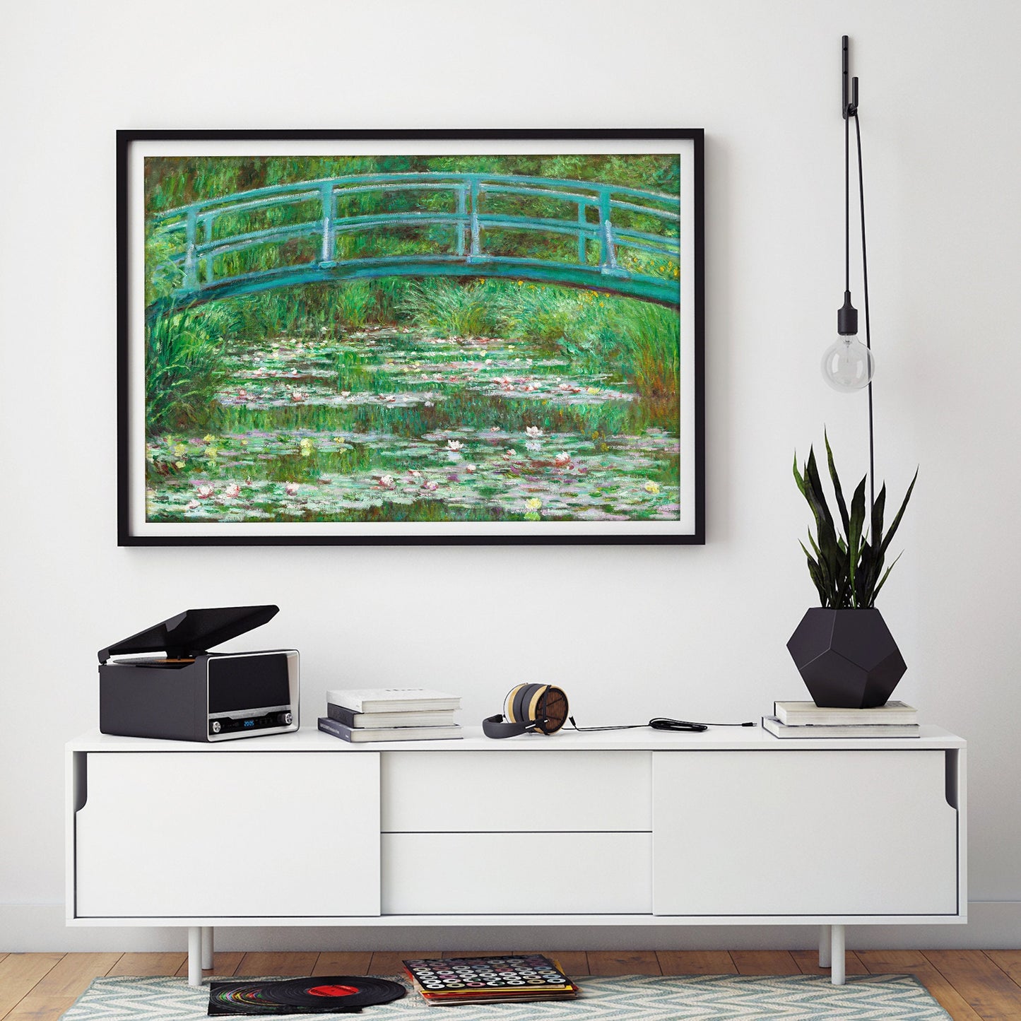 The Japanese Footbridge - Claude Monet Art Print