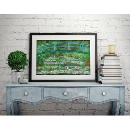 The Japanese Footbridge - Claude Monet Art Print