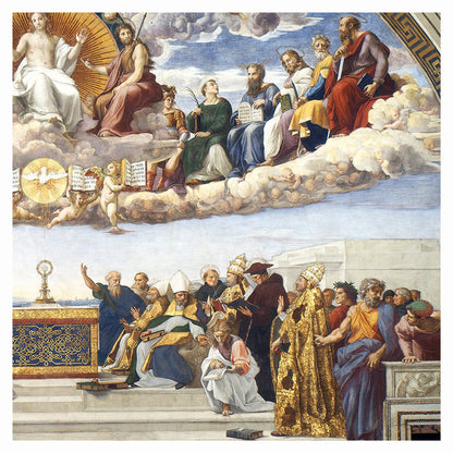 Disputation of the Holy Sacrament by Raphael Art Print