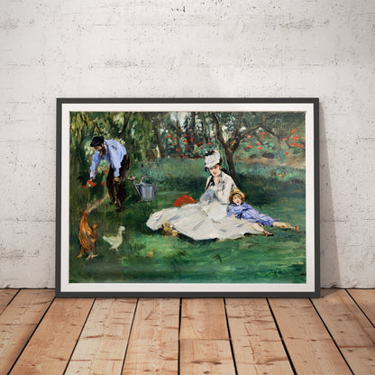 The Monet Family - Claude Monet - Art Print