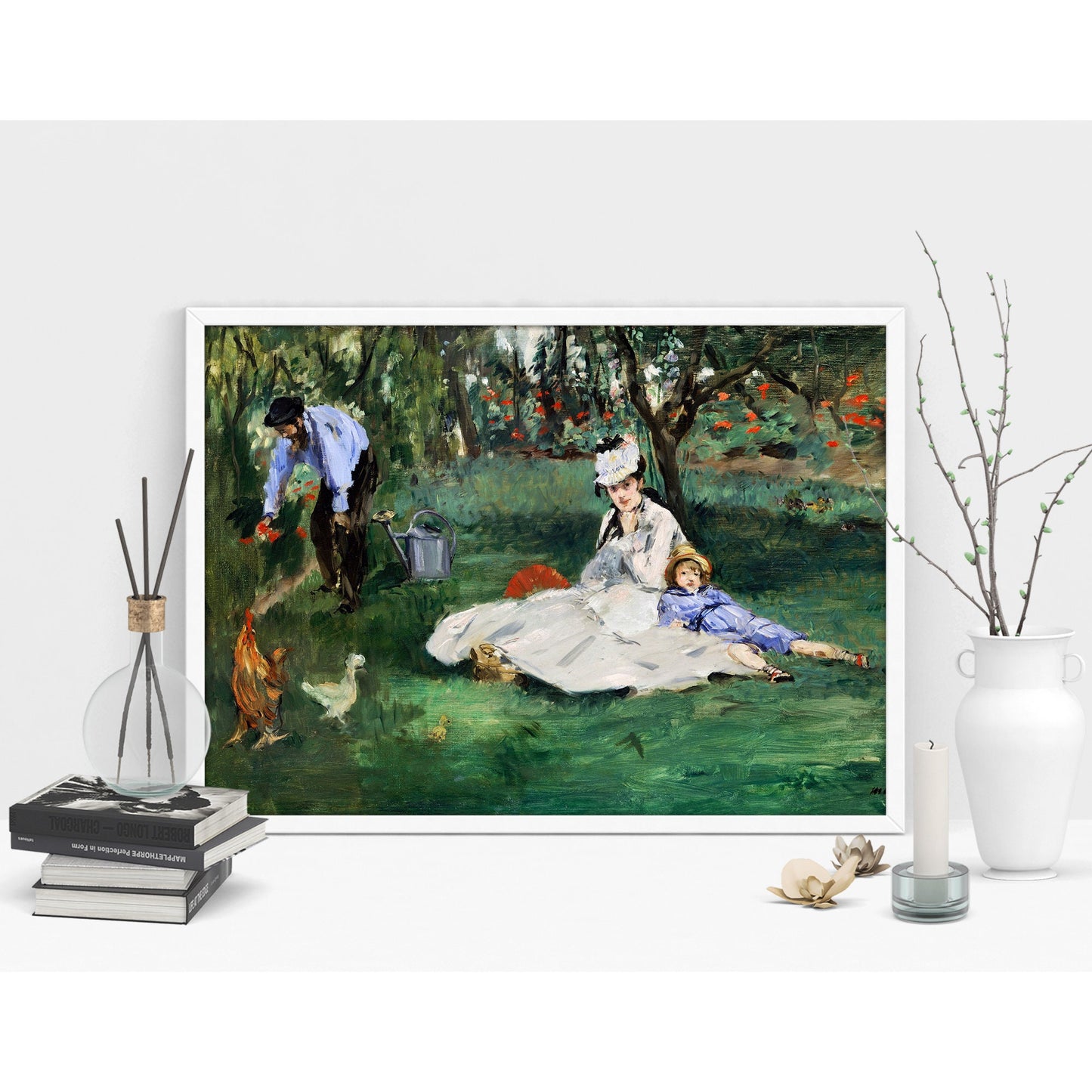 The Monet Family - Claude Monet - Art Print