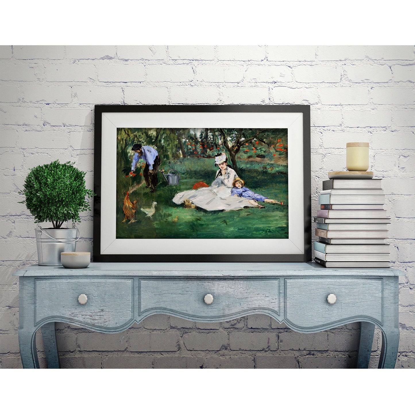 The Monet Family - Claude Monet - Art Print