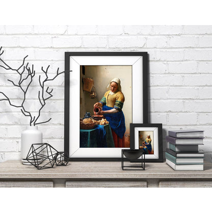 The Milkmaid by Johannes Vermeer Art Print