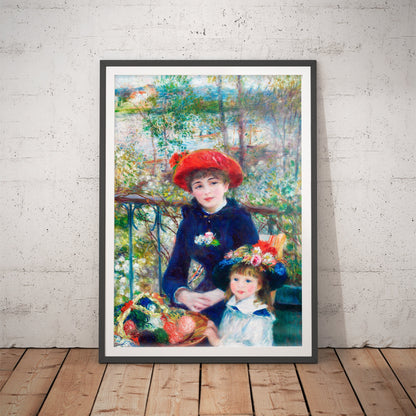 Two Sisters by Pierre-Auguste Renoir Art Print