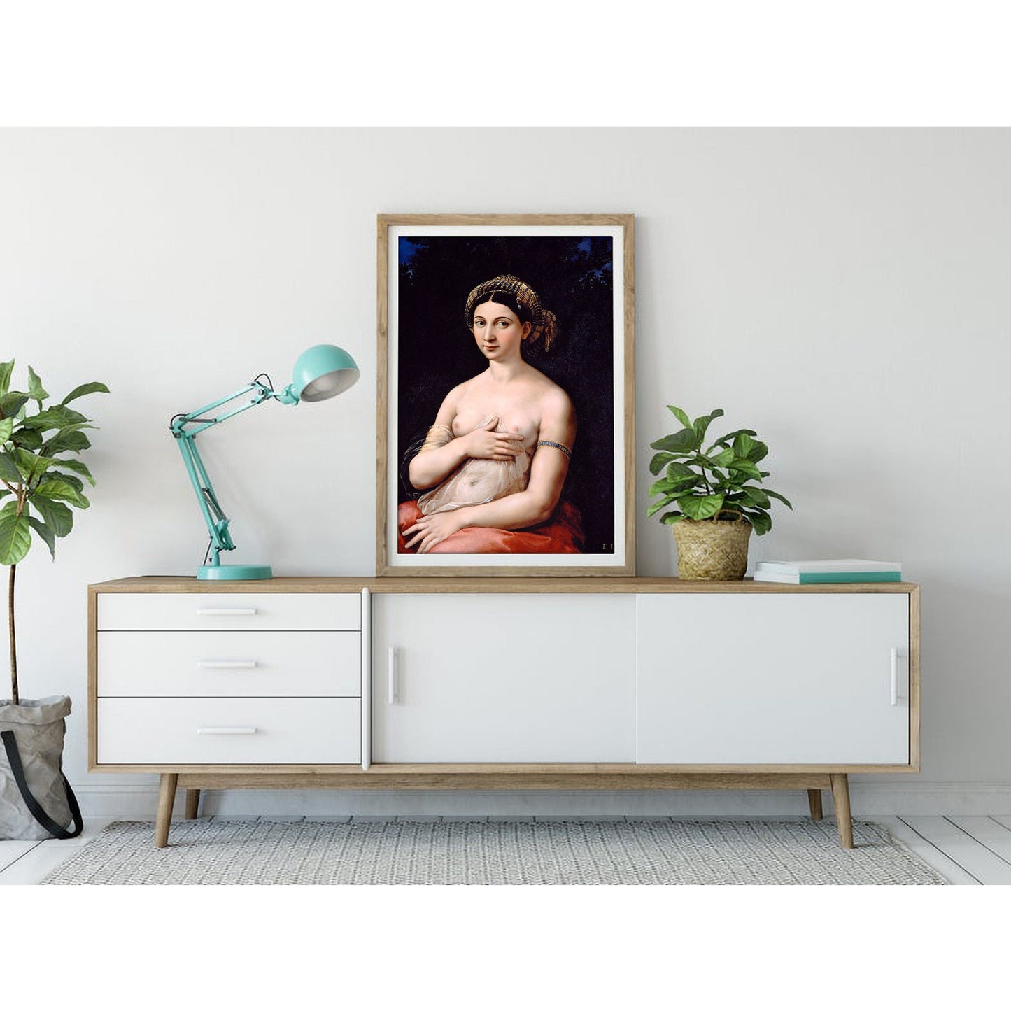 La Fornarina by Raphael Art Print