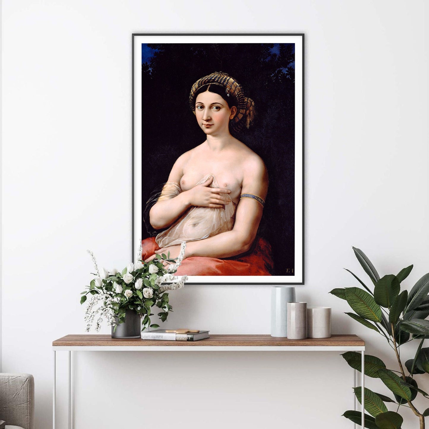 La Fornarina by Raphael Art Print